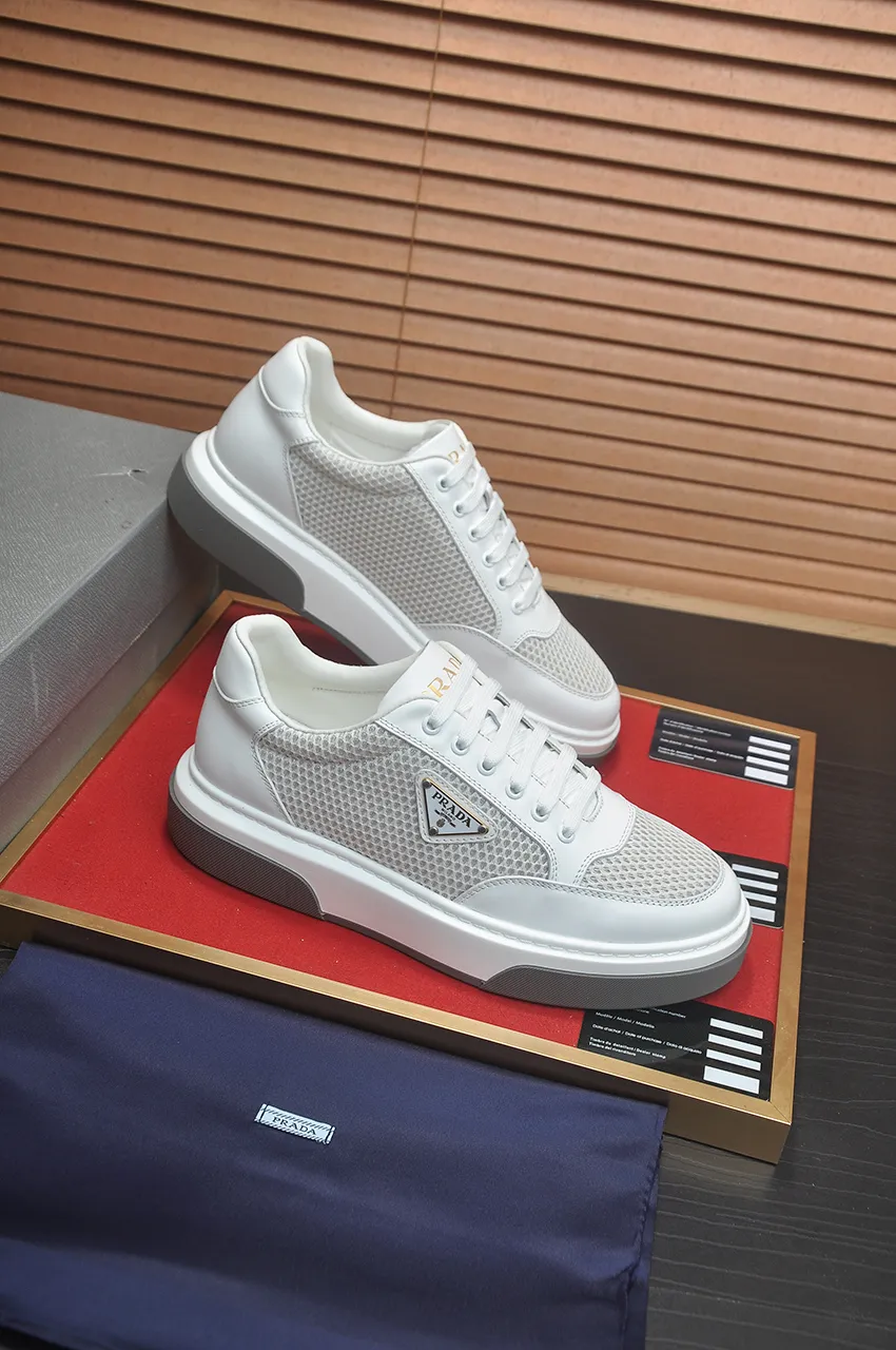 Men's shoes 💰580💶【PRADA】Top original, new season, high quality original goods, top imported calfskin with original imported glue, imported cowhide inside with original cowhide feet, original outsole! Quality guaranteed! Code 38-45 (45 customized)